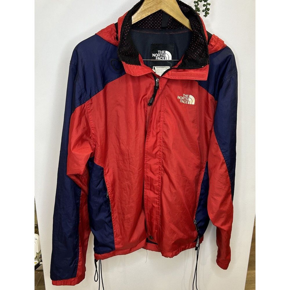 The North Face Jacket‎  Men  Size M Red Black Rain Coat Hood